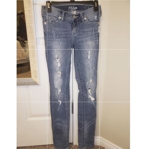 Sliver Brand Ripped Jeggings